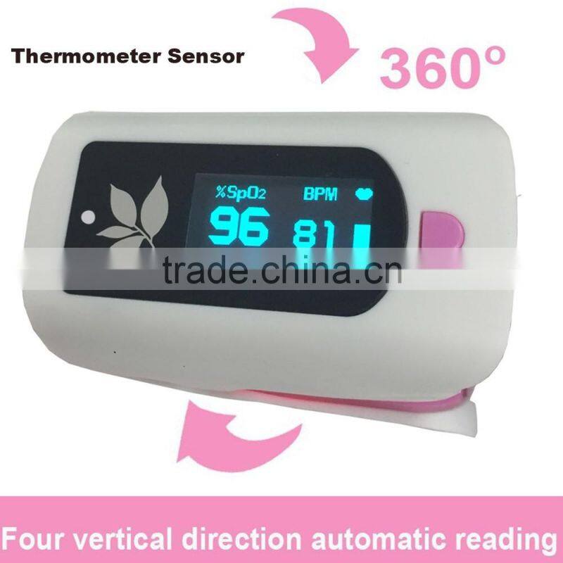 Medical Thermoter Kit Non-Contact Forehead Fingertip Pulse Oximeter System