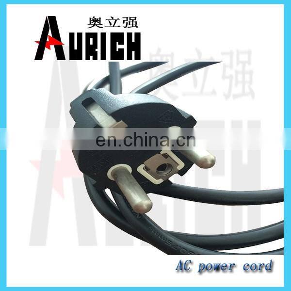 Ac power cord used widely in Europe VDE certification;electric wires