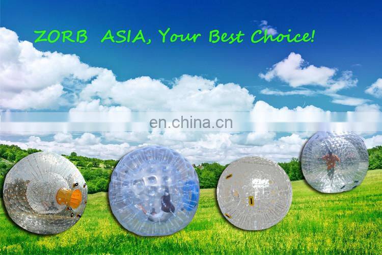 Cheap PVC/TPU harness zorb globe, inflatable zorb ball for sale