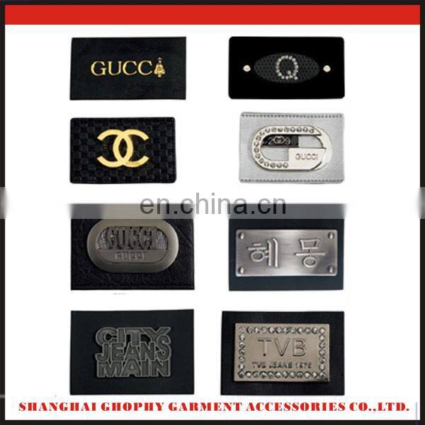 metal tag logo label clothing