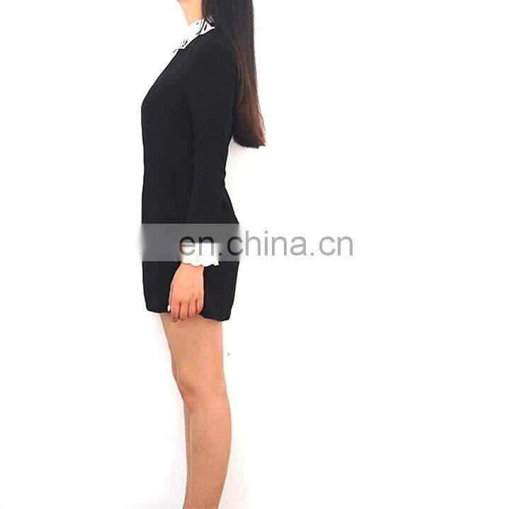 2015 spring the new fashion long sleeved ladies Slim lace dress