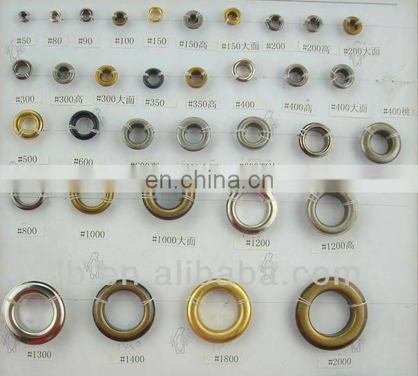 high quality fashion round eyelet for garment shoe