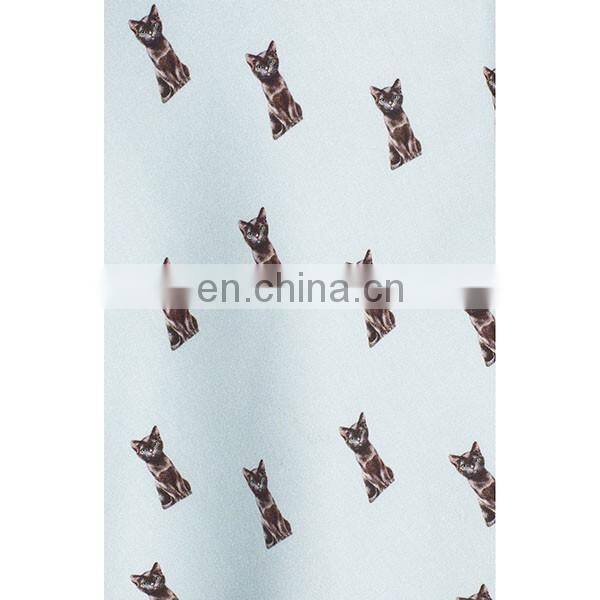 Hot sell women wear short sleeve printed design shirtdress fashion dresses for women