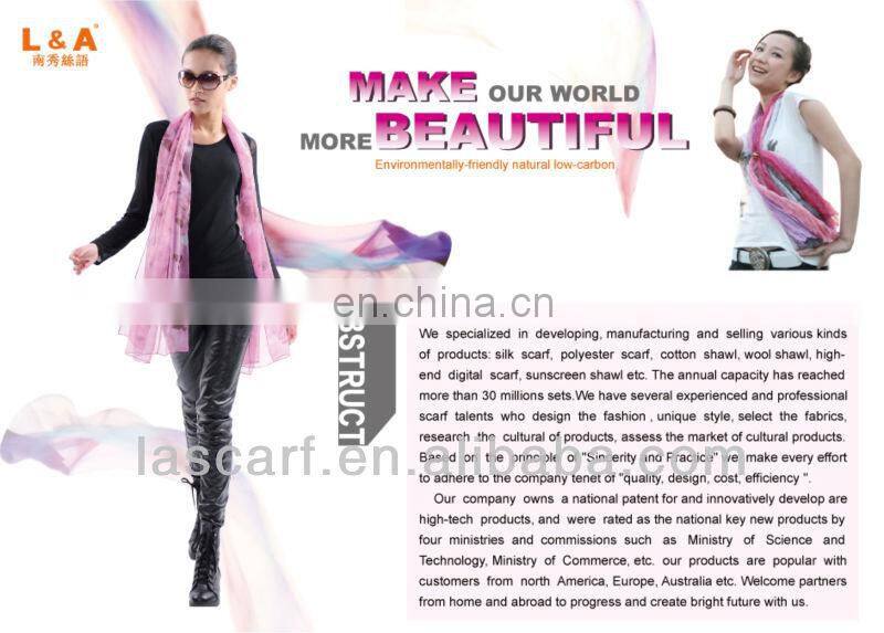 2014 Women pure acrylic solid Color Long Acrylic shawl scarf (MO06--3)