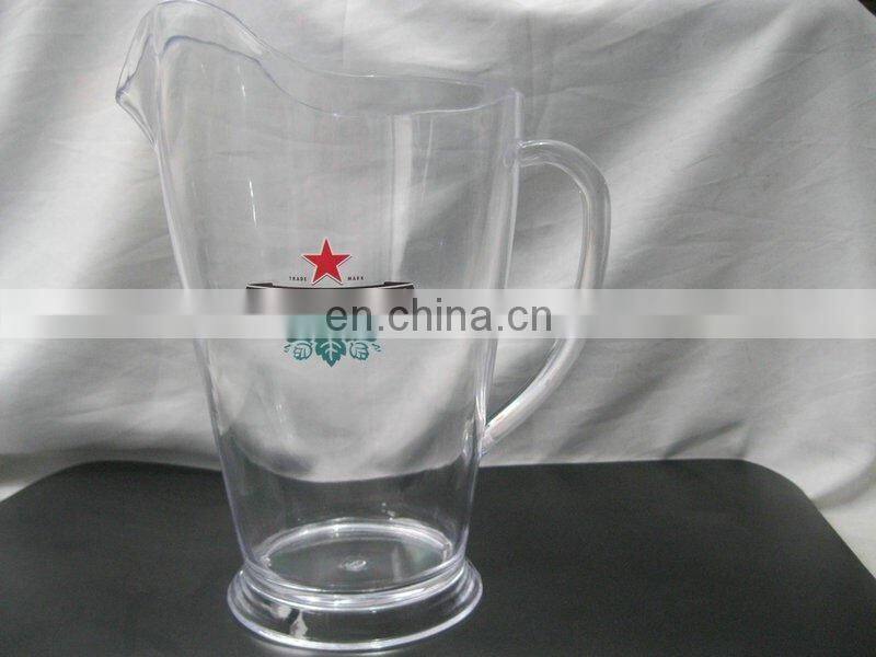 China supply Standard Luxury Quality Restaurant glass pitcher
