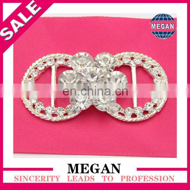 fashion silver rhinestones buckle for wedding chair covers