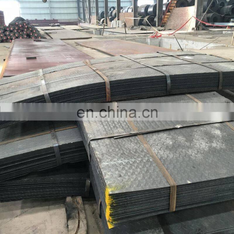 Steel plate weight s275jr chequered plate 6mm