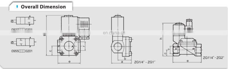 16 Bar 2 Way 2 Position Normal Close 0927 Series Brass Body Electromagnetic Valve