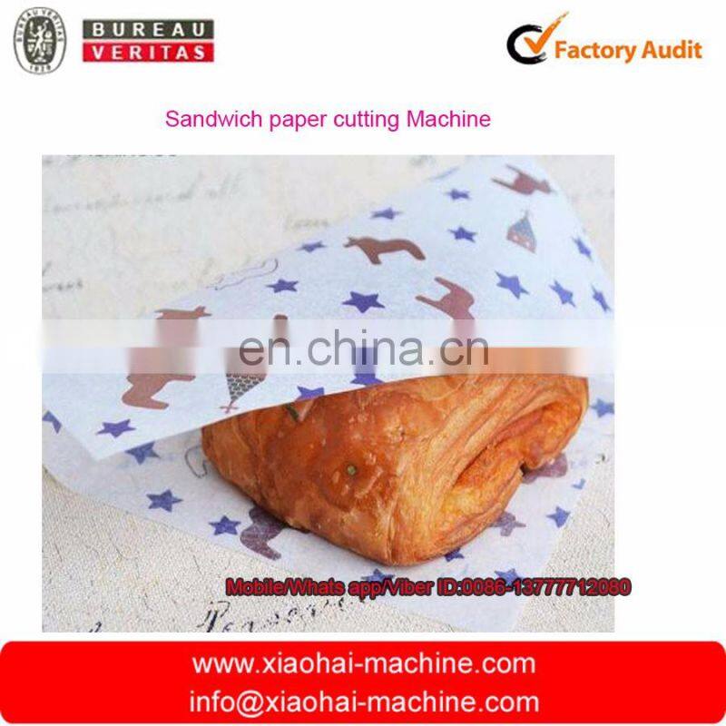 Computer control sandwich paper roll to sheet cutting machine
