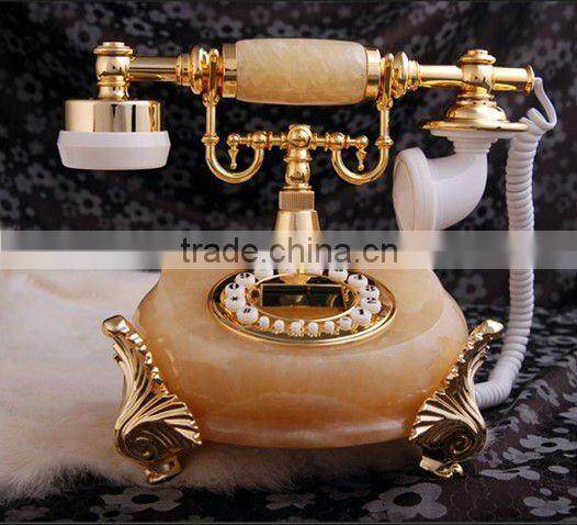 corded home decoration rhinestone telephone