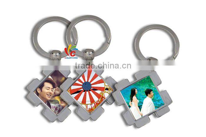 Sublimation DIY Hot Colorful Printing Metal Blank Key Chain
