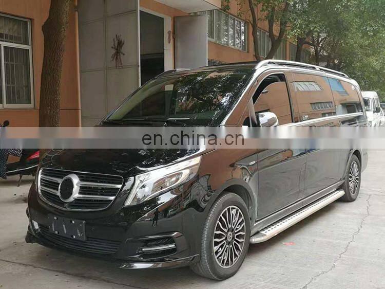 W447 body kits fit for V-class W447 B style w447 kit Front lip Rear diffuserBumper LED light LED light cover Muffler tips