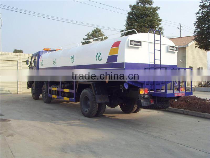 Dongfeng 6*2 16000 liters water tank truck