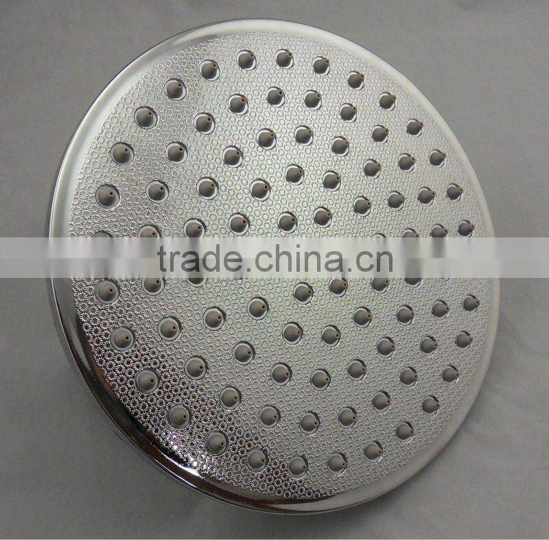 NEW 8" Round ABS Ultra-thin Chrome Bathroom Shower Head