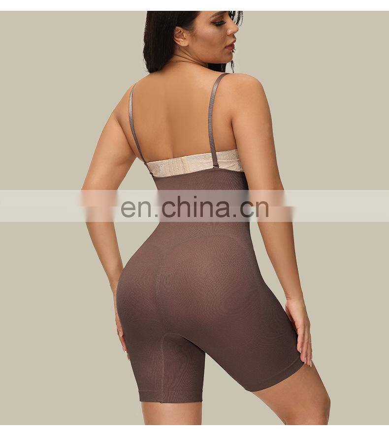 2021 European and American cross-border sling seamless seamless high-elastic underwear ladies waist gather corset