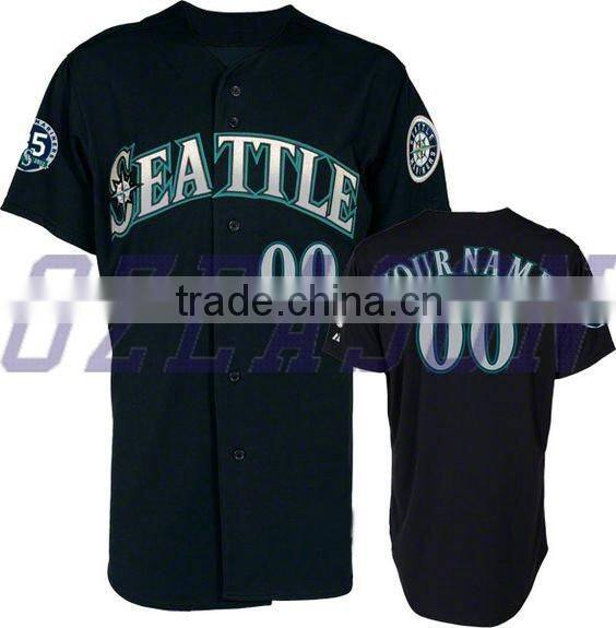 Popular full button cheap blank baseball jersey wholesale no MOQ limited