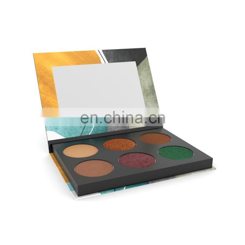 Vegan Cream Lipstick Contour And Blush Eyeshadow Pan Empty Palette Cardboard Box Private Logo