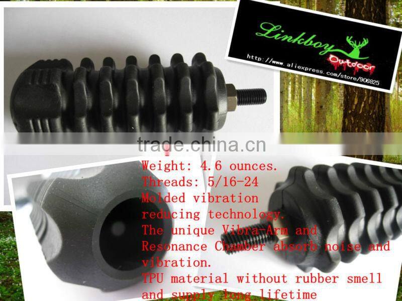 linkboy hunting compound bow MINI TPU stabilizer LBS007 black