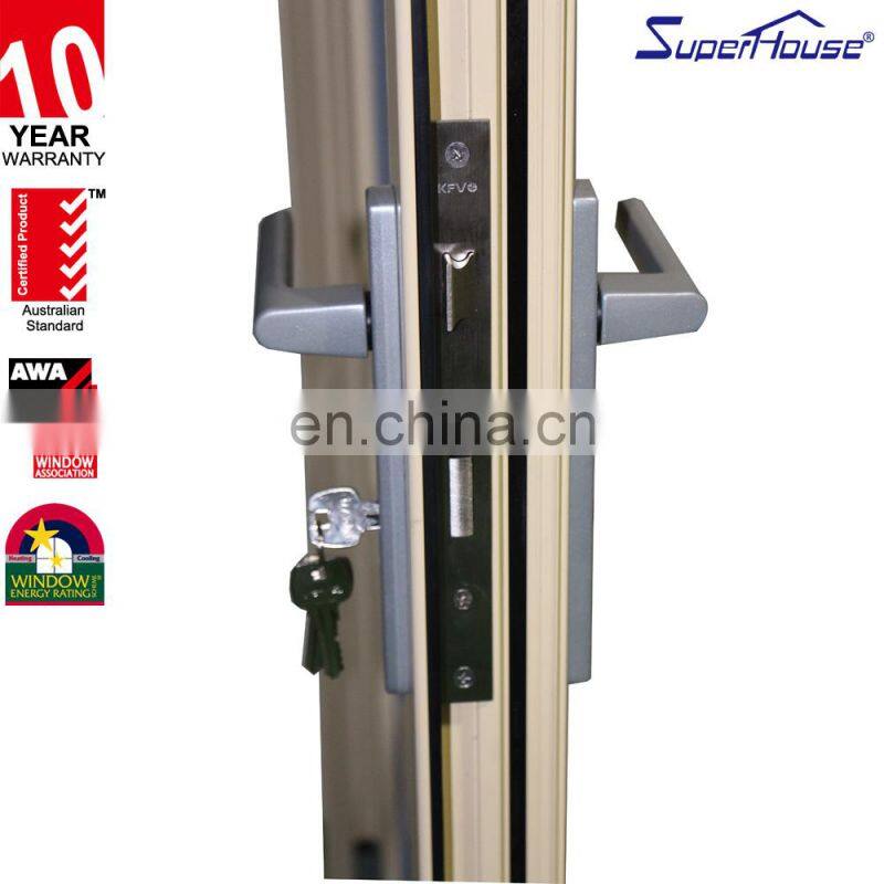 Superhouse Cheap French Doors Soundproof Aluminium French Patio Doors Double Glazed Colonial Style