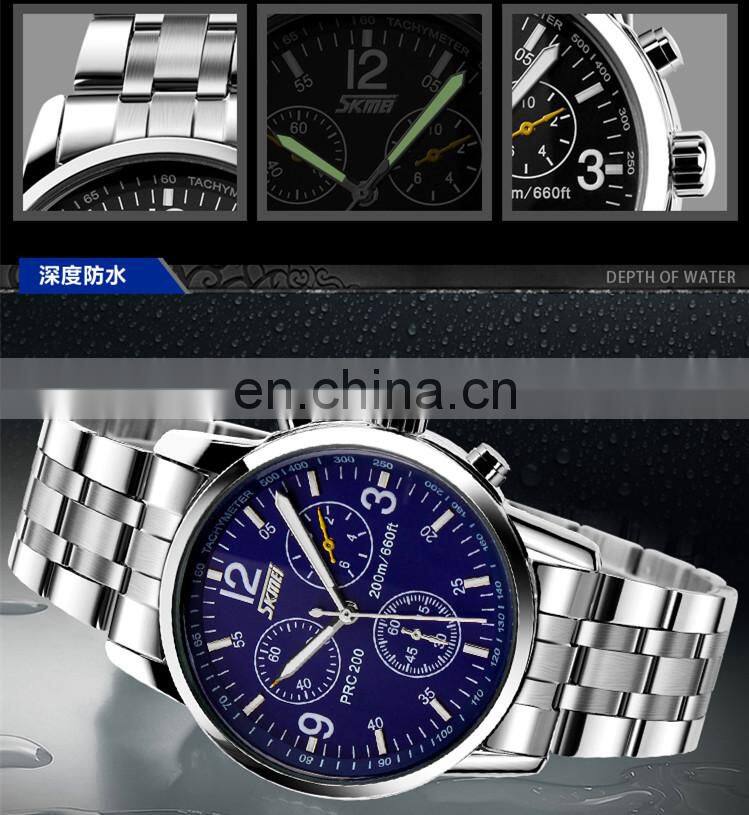 New promotion water resit Luminous leather top brand watches men