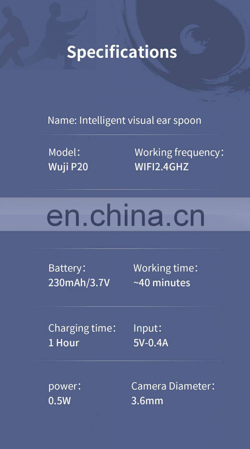 Earwax Removal Ear Spoon Endoscope Otoscope Remover Tool kit G3 with 4MP HD Camera