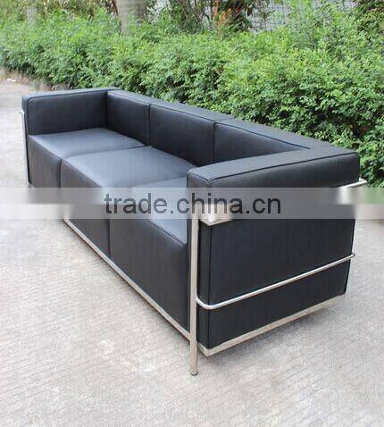 Le Corbusier LC3 living room furniture leather sofa