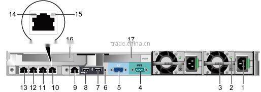 Original Quidway HUAWEI DDR4 intel database server RH1288 V3 with 2 CPU