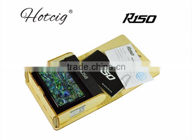 150W vape mod Hotcig R150 / Hotcig R 150 with the first water proof chip, abalone cover changeable