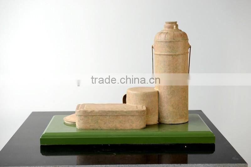 Home Decoration Bronze Live Statue Lunch box Sculpture Patented