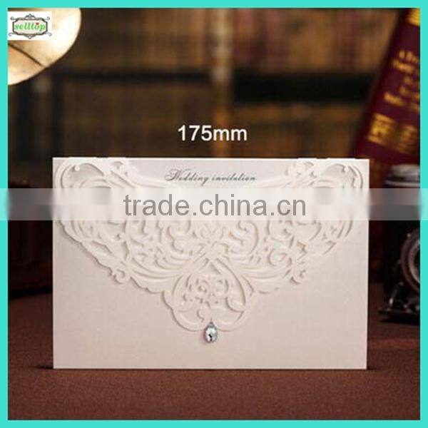 High quality 300g 2014 wedding invitation cards