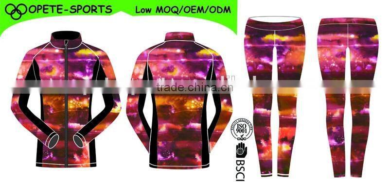 (OEM/ODM Factory) custom design woman fitness wear yoga jackets