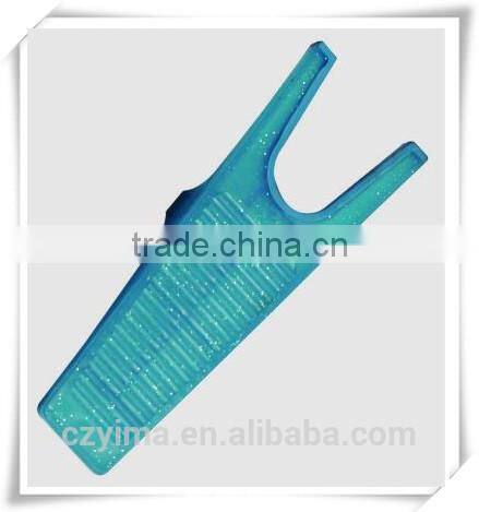 plastic horsehead hoof pick with brush