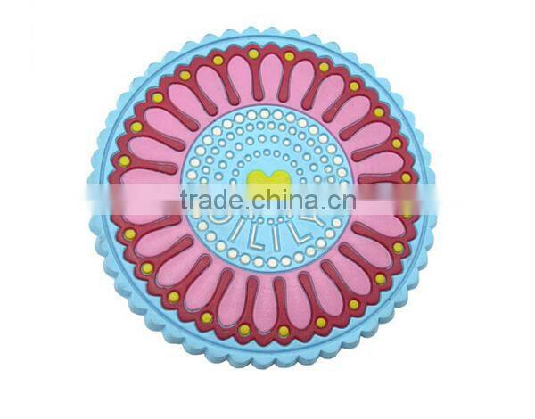 Transparent pvc rubber silicone label