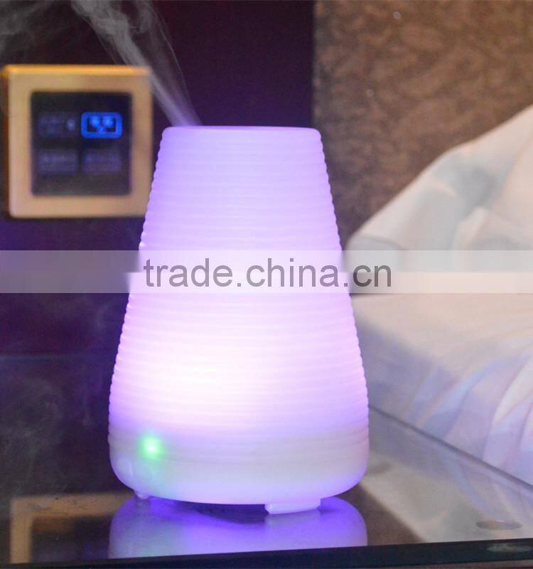100ml Aromatherapy Essential Oil Diffuser Portable Ultrasonic Cool Mist Aroma Humidifier With Color LED Lights Changing