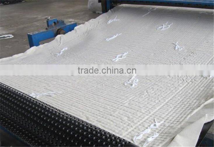 composite dimple drainage board with geotextile