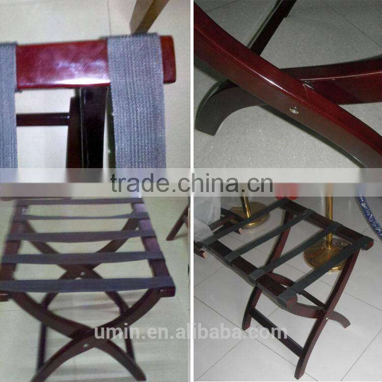 Hotel Wooden Luggage Rack Stand