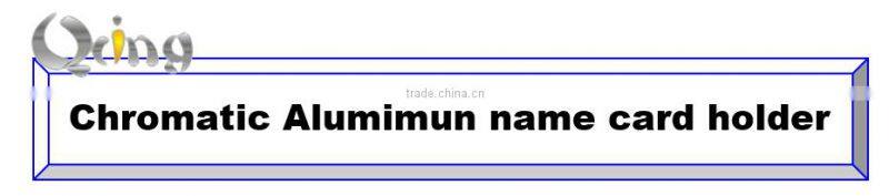 Chromatic name card holder