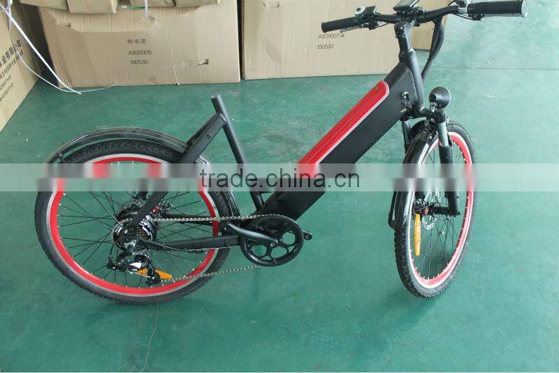 36v 250w female hidden battery mountain electric bike