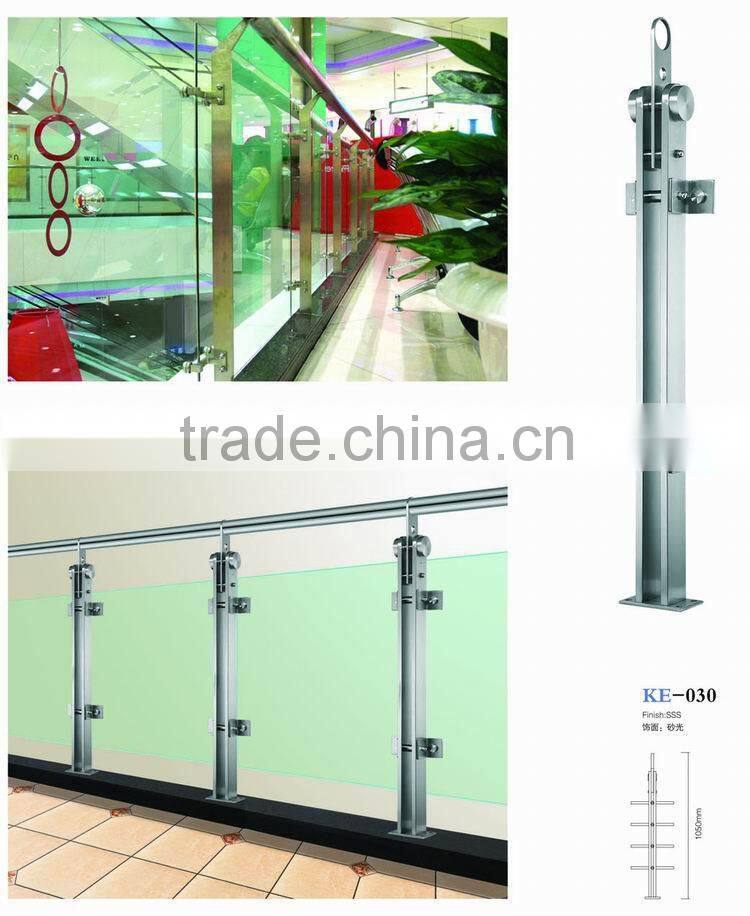 High precision stainless steel rod railing/post for railing