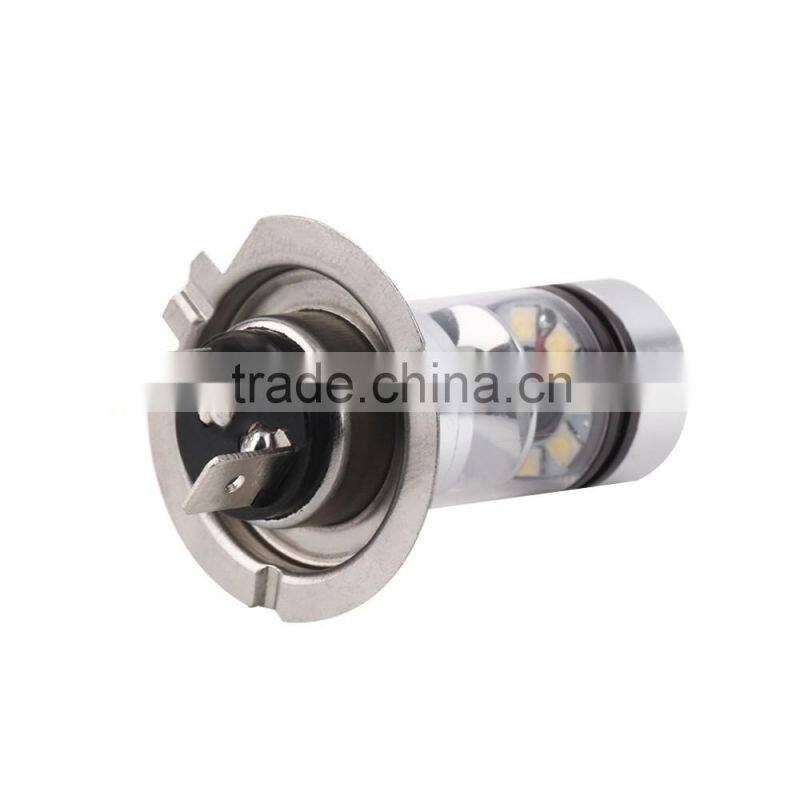 2pcs H7 100W High Power COB LED Car Auto DRL Driving Fog Tail Headlight Light Lamp Bulb White 12-24V car styling Free Shipping