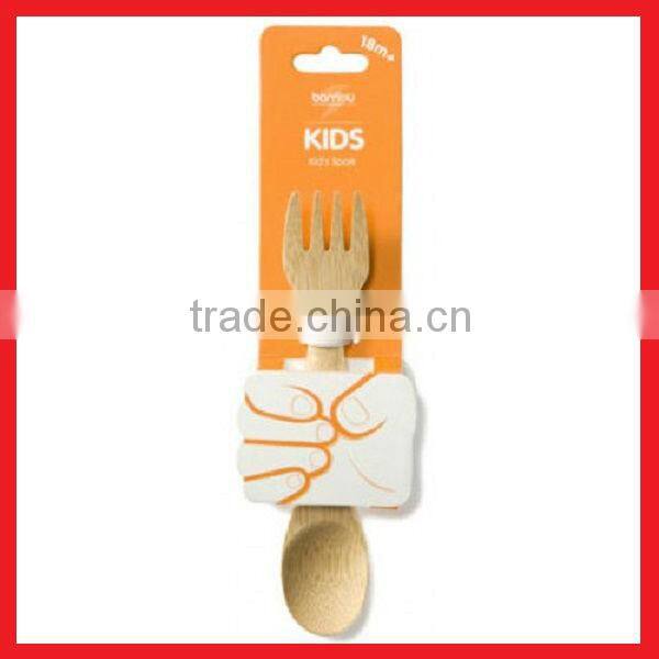 Bamboo appetizers spoon