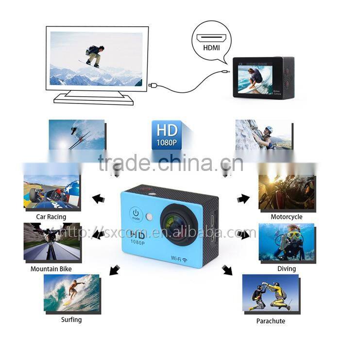 Best price!1080P Video WiFi and remote control Waterproof Sport Camera--DV-29