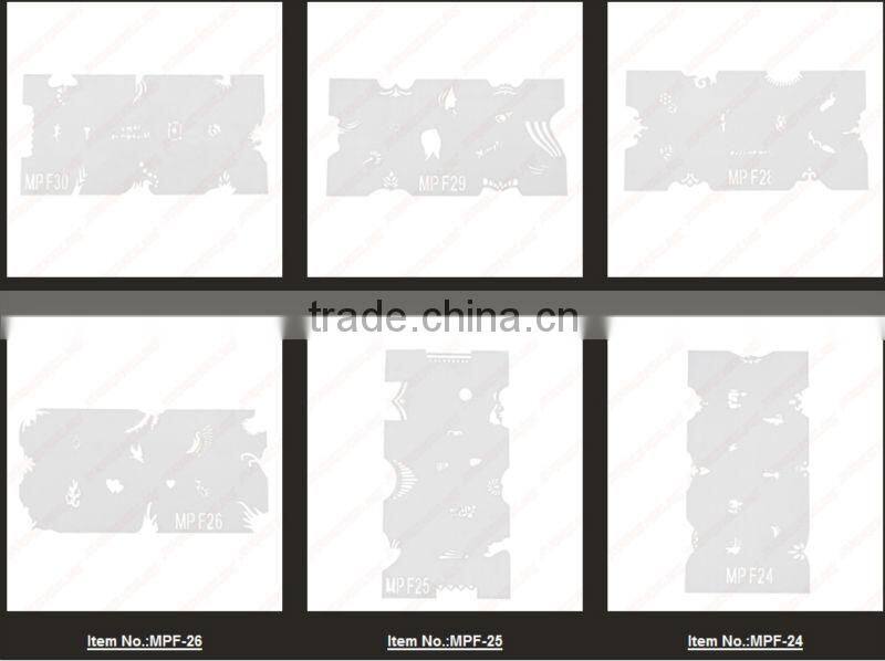 Hot !!! best sell airbrush nail stencil