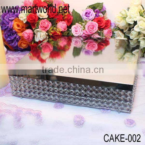 Luxurious crystal cake stand for home & party & hotel & banquet & wedding decoration,royal wedding cake stand (Cake-002)