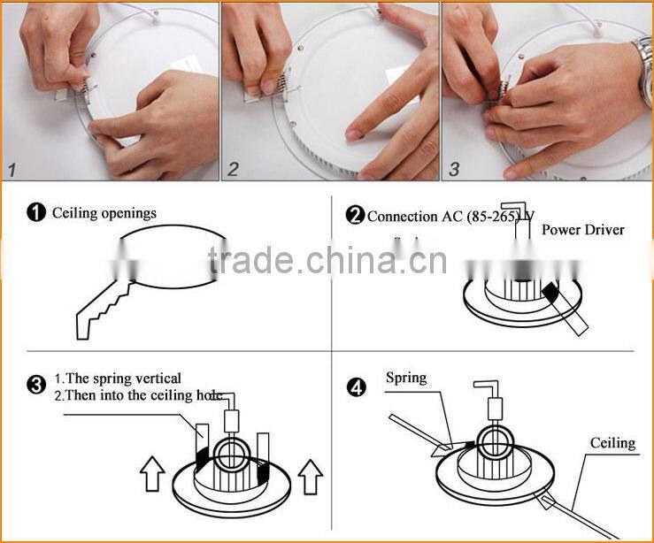 mini led panel color temperature adjustable led panel light 9W