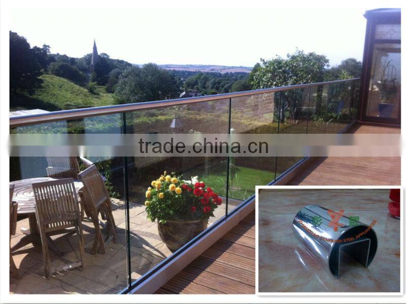 stainless steel outdoor stair rail