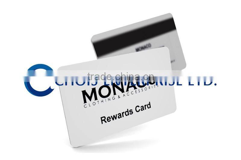 Blank Printable Credit Card Sized HiCo/ LoCo PVC Magnetic Stripe Card