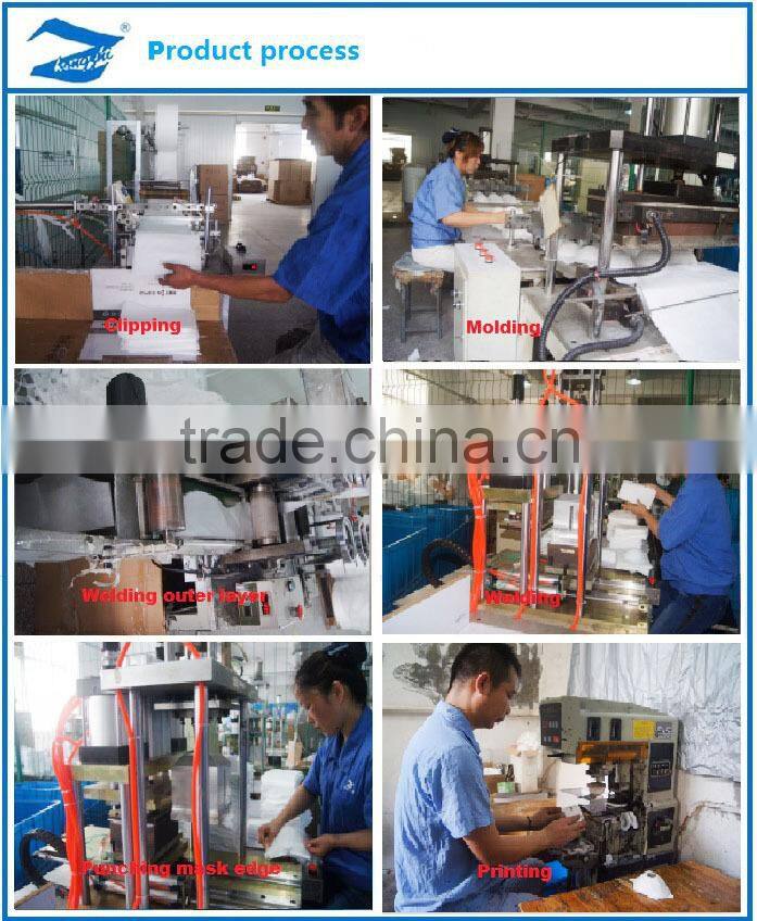Active Carbon and Valved Facial Mask Making Machine Anti Dust Mask