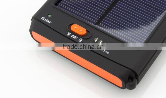 Portable universal solar charger, solar power bank for laptop/notebook/tablet
