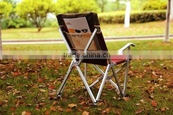 portable beach camping aluminum patio chair with carrybag
